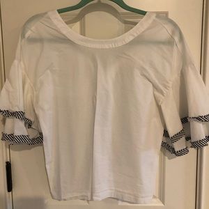 Boutique ruffle blouse